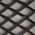 Maglia metallica espansa rivestita di PVC / galvanizzata per la recinzione